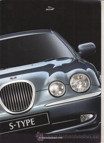 Coches y Motocicletas: CATALOGO PUBLICITARIO JAGUAR S-TYPE (ORIGINAL) IDIOMA ESPA&Ntilde;OL 8 PAGINAS DESPLEGABLES.