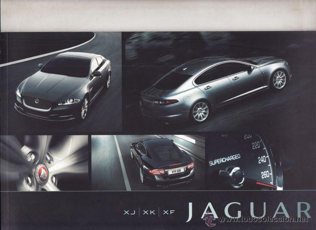 Coches y Motocicletas: CATALOGO PUBLICITARIO JAGUAR XJ. JAGUAR XK. JAGUAR XF (ORIGINAL) IDIOMA ESPA&Ntilde;OL 39 PAGINAS.