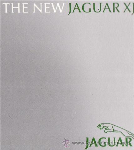 Coches y Motocicletas: CATALOGO PUBLICITARIO THE NEW JAGUAR XJ (ORIGINAL) IDIOMA INGLES.