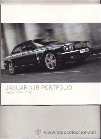 Coches y Motocicletas: CATALOGO PUBLICITARIO JAGUAR XJR PORTFOLIO EN CD (ORIGINAL) IDIOMA INGLES.