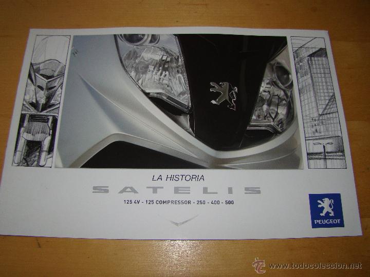 Coches y Motocicletas: brochure catalogo folleto PEUGEOT SATELIS