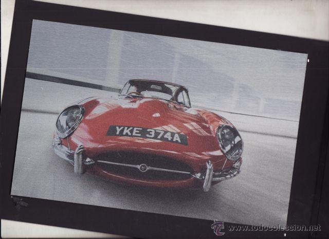 Coches y Motocicletas: CARPETA JAGUAR COLECCIONISTA (ORIGINAL) 3 FOTOS SERIGRAFIADAS A COLOR EN ALUMINIO EN UN ESTUCHE.