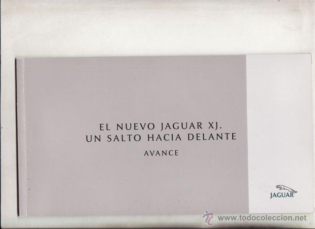 Coches y Motocicletas: CATALOGO PUBLICITARIO JAGUAR XJ8 (ORIGINAL) IDIOMA ESPA&Ntilde;OL 25 PAGINAS. Y CATALOGO EQUIPAMIENTO 5 PAG