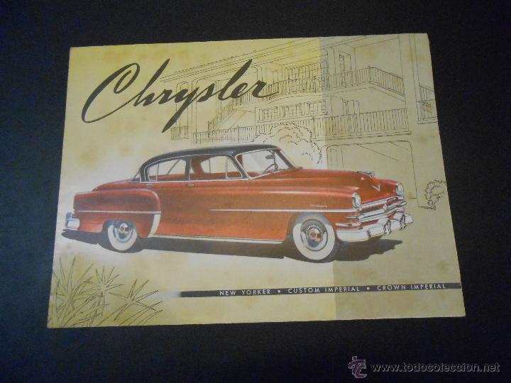 Coches y Motocicletas: CATALOGO DESPLEGABLE CHRYSLER 1953