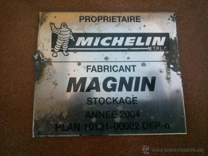 Automobili e Motociclette: CHAPA EN INOXIDABLE MICHELIN