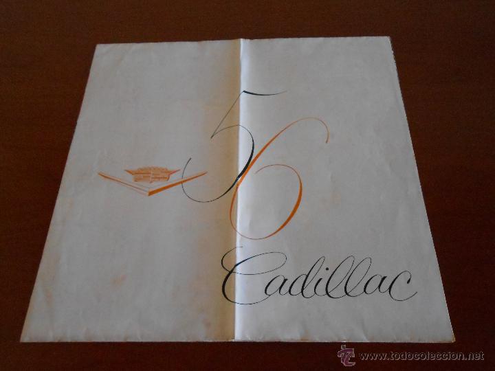 Cars and Motorcycles: CATALOGO DESPLEGABLE COCHE CADILLAC 1956