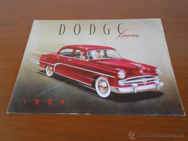 Cars and Motorcycles: CATALOGO DESPLEGABLE COCHE  DODGE KINGSWAY 1954