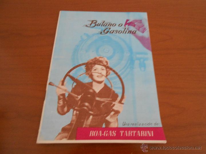 Cars and Motorcycles: ROA-GAS TARTARINI - REVISTA DE LA INTRODUCCION DEL GAS BUTANO EN LA AUTOMOCION -1962