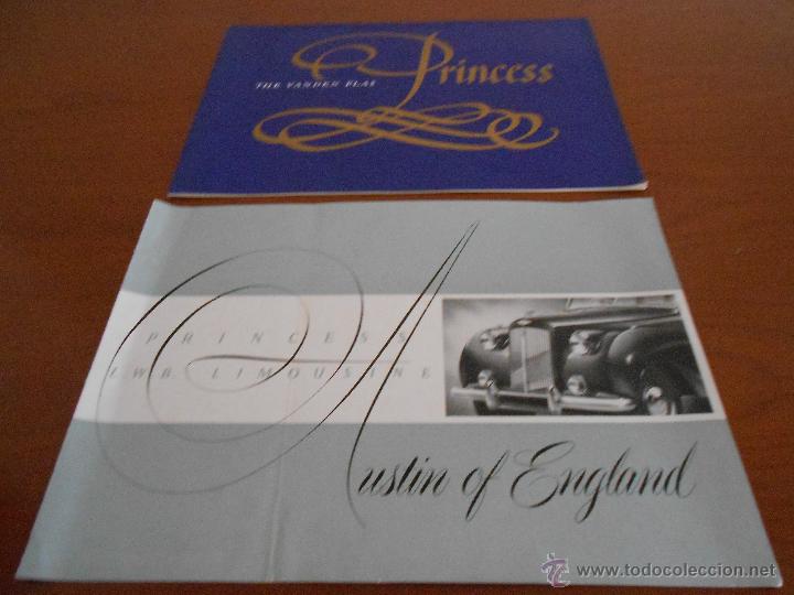 Voitures et Motocyclettes: DOS CATALOGO LIMOUSINE AUSTIN Y VANDEN PLAS - ORIGINAL INGLATERRA O USA