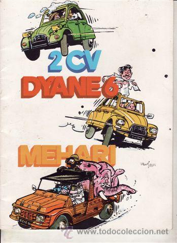Coches y Motocicletas: CATALOGO PUBLICITARIO CITROEN 2CV, DYANE 6 Y MEHARI (ORIGINAL) IDIOMA ESAP&Ntilde;OL 19 PAGINAS.