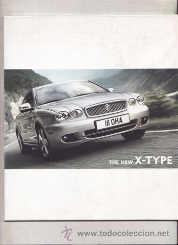Coches y Motocicletas: CATALOGO PUBLICITARIO JAGUAR X-TYPE (ORIGINAL) IDIOMA ESPA&Ntilde;OL 8 PAGINAS INCLUYE CD.