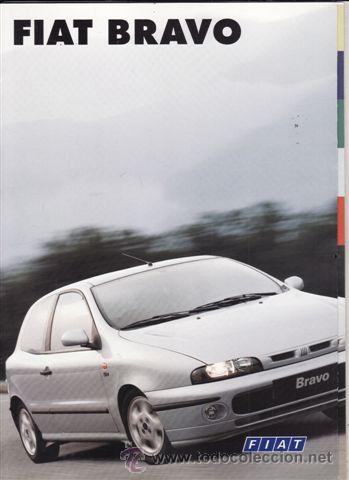 Coches y Motocicletas: CATALOGO PUBLICITARIO FIAT BRAVO (ORIGINAL) IDIOMA ESPA&Ntilde;OL 7 PAGINAS DESPEGABLE.