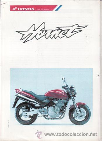 Coches y motocicletas: HONDA HORNET 11 PAGINAS.