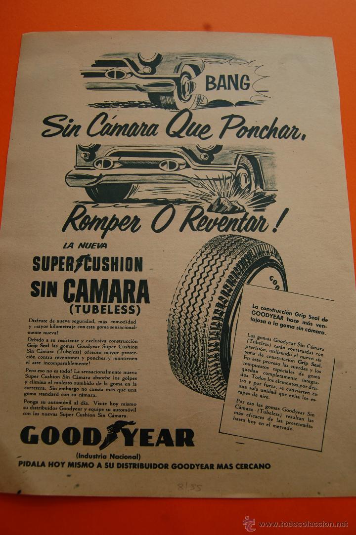 Autos und Motorr&auml;der: PUBLICIDAD REVISTA 1957 - GOODYEAR - PUBLICIDAD DE CUBA
