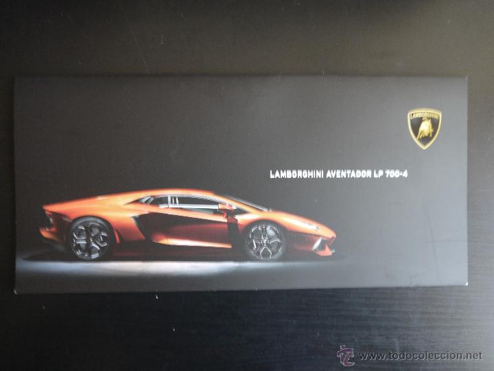 desplegable comercial lamborghini aventador lp - Acquista Cataloghi,  pubblicità e libri di meccanica su todocoleccion