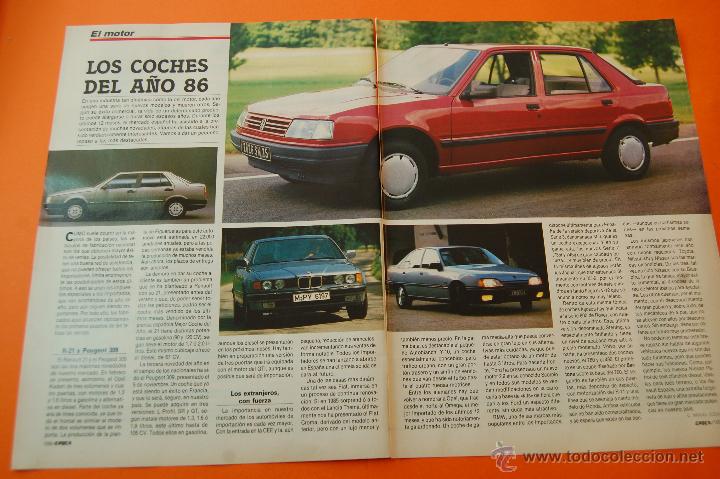 Coches y Motocicletas: ARTICULO - 1987 - COCHES DEL A&Ntilde;O 86 PEUGEOT 309 - 2 PAGINA