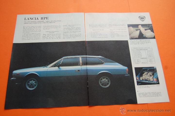 Coches y motocicletas: PUBLICIDAD 1982 - COLECCION COCHES - LANCIA - HPE DOBLE PAGINA