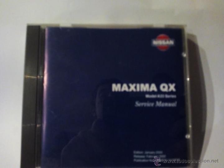 Carros e motociclos: CD MANUAL DE SERVICIO MAXIMA QX