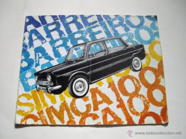 Automobili e Motociclette: CATALOGO SIMCA 1000 PUBLICIDAD MARISOL
