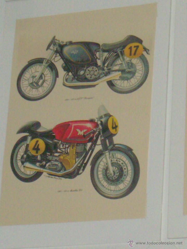 Carros e motociclos: CARTEL MOTOCICLETAS COMPETICION AJS 500 Y MATCHLESS G50 1954 Y 1961