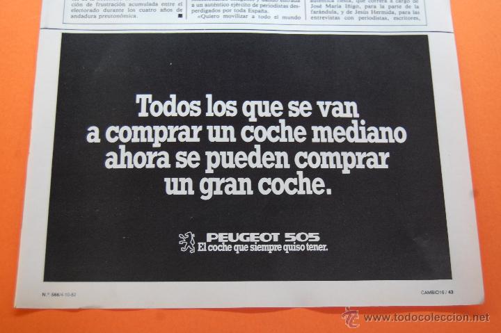 Coches y Motocicletas: PUBLICIDAD 1985 - COLECCION COCHES - PEUGEOT - 505