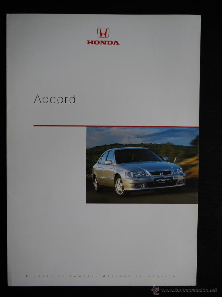 Coches y motocicletas: DESPLEGABLE COMERCIAL HONDA ACCORD ESPA&Ntilde;OL 1998
