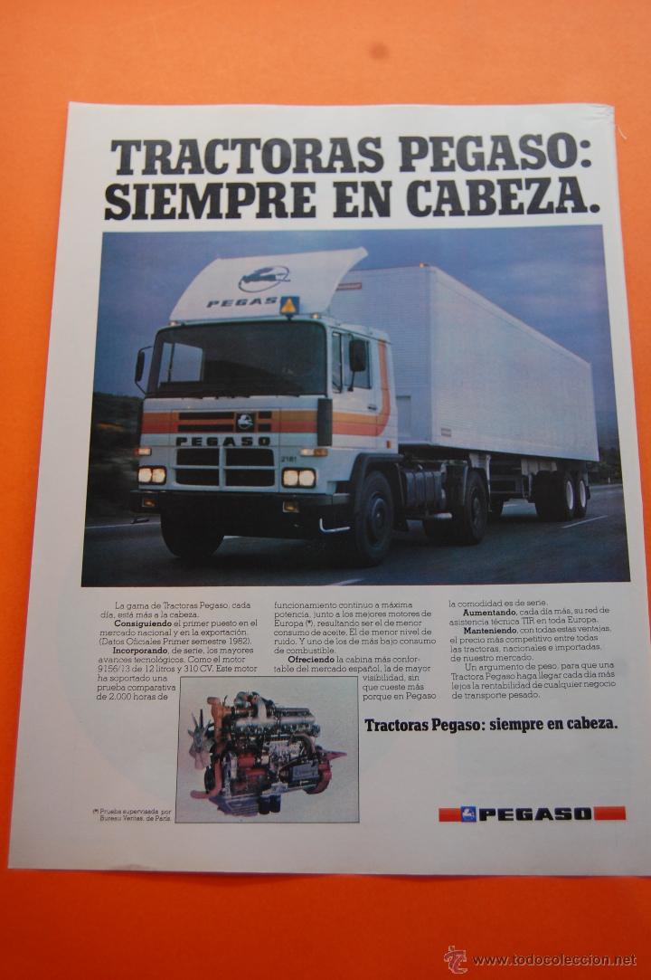 Automobili e Motociclette: PUBLICIDAD 1982 - COLECCION COCHES - PEGASO - PEGASO TRACTORAS 2181