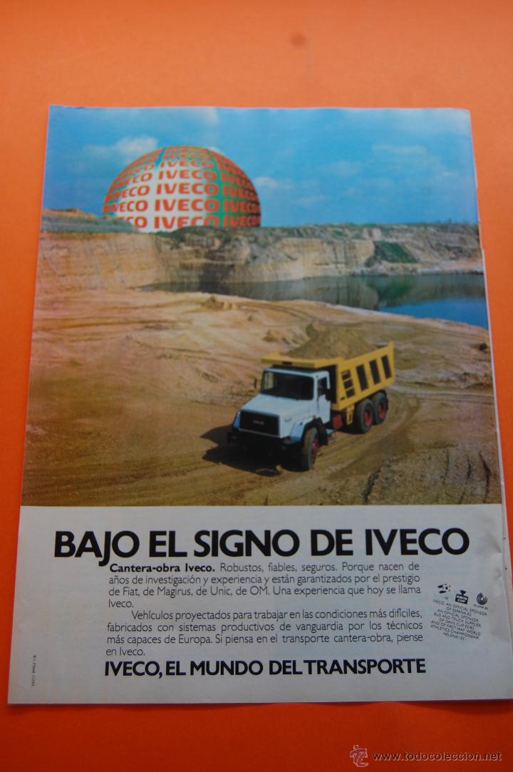 Coches y motocicletas: PUBLICIDAD 1982 - COLECCION COCHES - IVECO - SPONSOR OFICIAL MUNDIAL FUTBOL ESPA&Ntilde;A 82