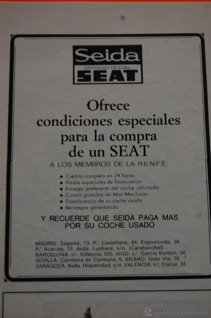 Carros e motociclos: PUBLICIDAD 1975 - COLECCION COCHES - SEAT - SEIDA SERVICIO OFICIAL SEAT