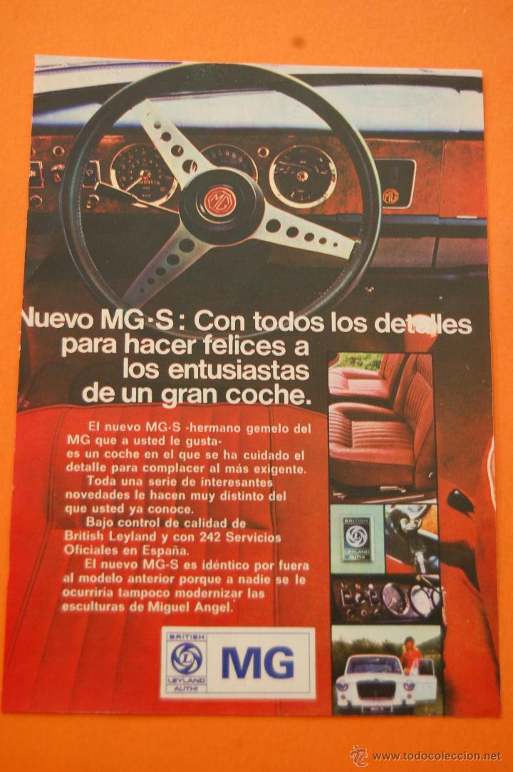 Autos und Motorr&auml;der: PUBLICIDAD 1970 - COLECCION COCHES - BRITISH LEYLAND AUTHI - MG