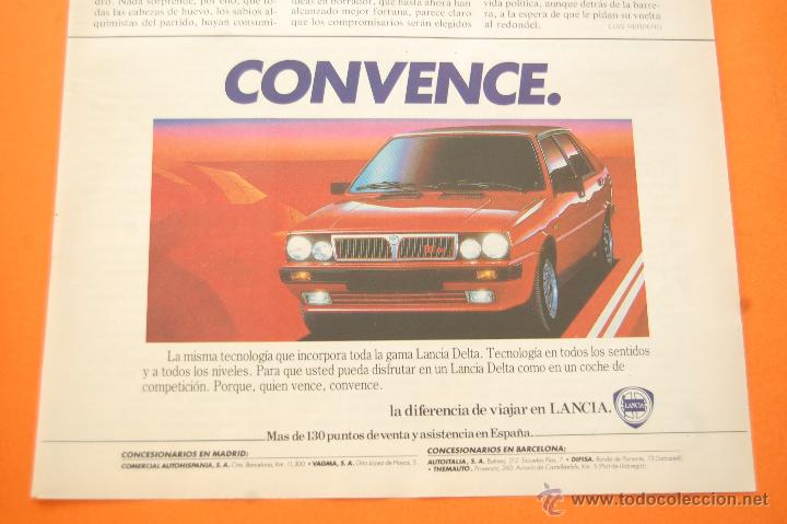 Coches y motocicletas: PUBLICIDAD 1986 - COLECCION COCHES - LANCIA - DELTA