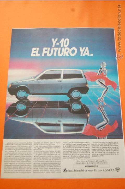 Coches y Motocicletas: PUBLICIDAD 1985 - COLECCION COCHES - LANCIA - AUTOBIANCHI Y 10
