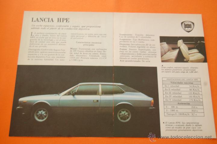 Coches y motocicletas: PUBLICIDAD 1979 - COLECCION COCHES - LANCIA - HPE DOBLE PAGINA