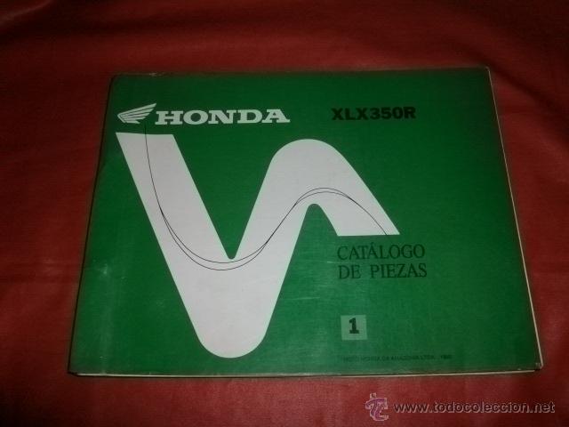 Coches y motocicletas: CAT&Aacute;LOGO DE PIEZAS HONDA XLX 350R