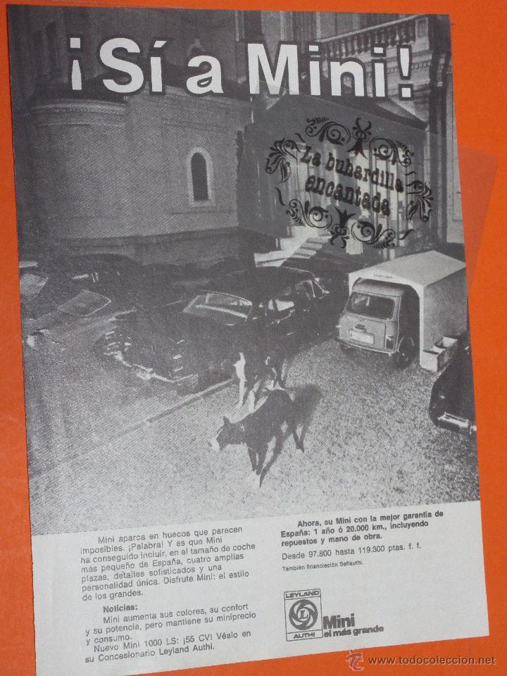 Automobili e Motociclette: PUBLICIDAD 1974 - COLECCION COCHES - LEYLAND AUTHI MINI