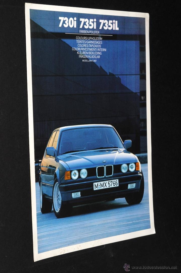 Coches y Motocicletas: CATALOGO GAMA COLORES BMW 730 I 735 I 735 IL