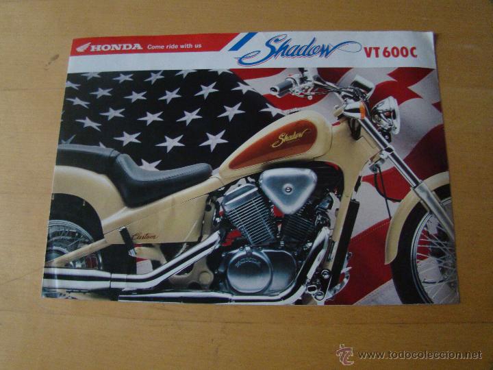 Coches y motocicletas: brochure catalogo folleto HONDA SHADOW VT 600C