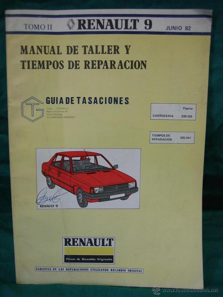 Carros e motociclos: Revista cat&aacute;logo t&eacute;cnico del Renault 9