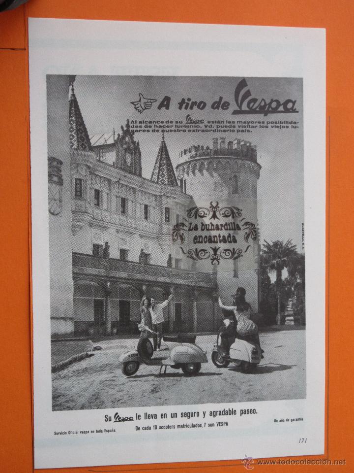 Coches y Motocicletas: PUBLICIDAD 1964 - COLECCION COCHES - MOTOS VESPA