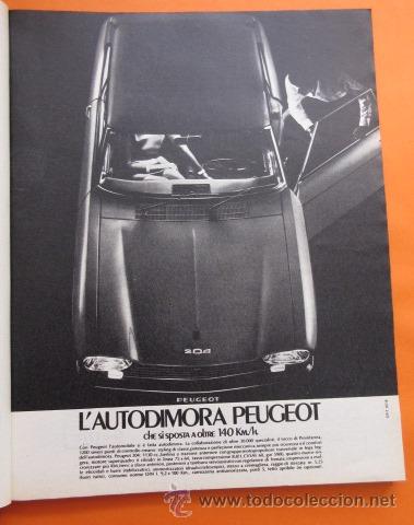 Coches y Motocicletas: PUBLICIDAD 1970 - COLECCION COCHES - PEUGEOT 204