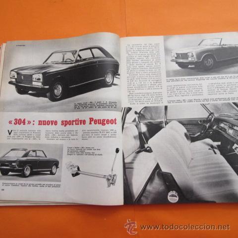 Coches y Motocicletas: ARTICULO 1970 - PEUGEOT 304 - 2 PAGINAS