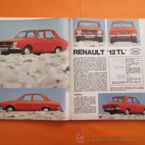 Coches y Motocicletas: ARTICULO 1970 - RENAULT 12 TL - 19 PAGINAS