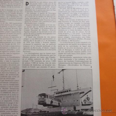 Coches y motocicletas: ARTICULO 1980 - LOS PEGASO A NICARAGUA - 1 PAG