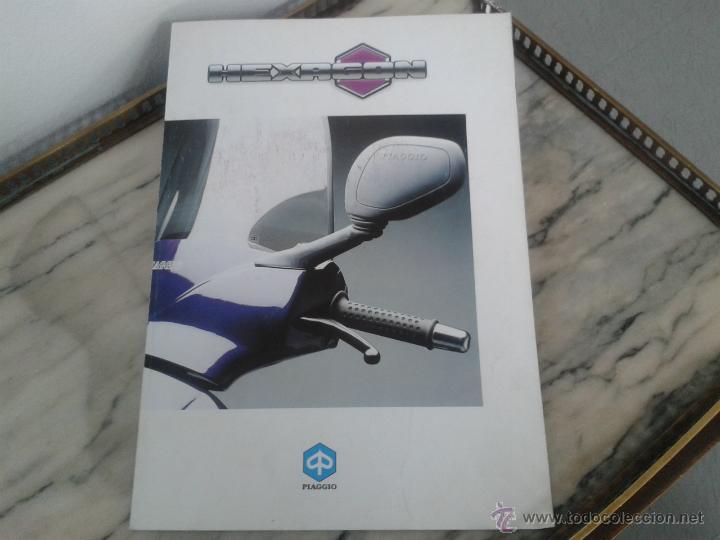Voitures et Motocyclettes: FOLLETO CATALOGO PIAGGIO HEXAGON
