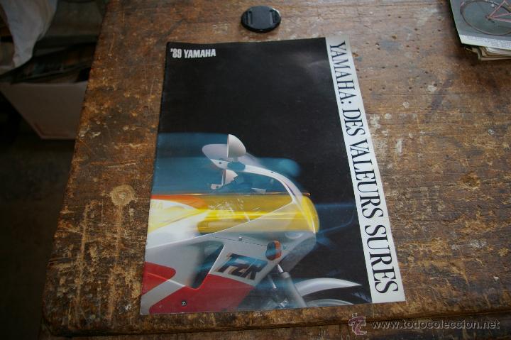 Coches y motocicletas: Catalogo de motos Yamaha, a&ntilde;o 89,  en franc&eacute;s