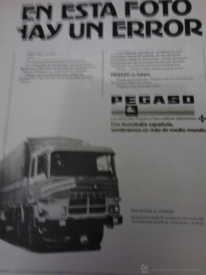 Coches y motocicletas: CAMIONES PEGASO, PUBLICIDAD.