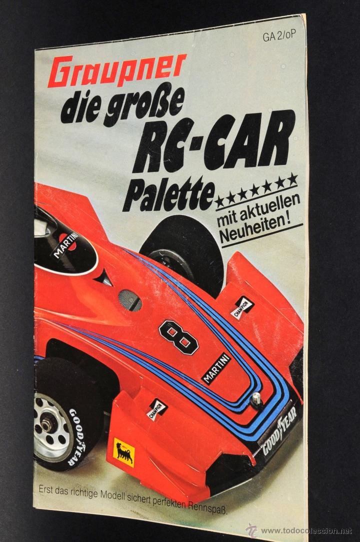 Cars and Motorcycles: CATALOGO DESPLEGABLE GRAUPNER RC- CAR Y LISTADO REFERENCIAS EN ALEMAN