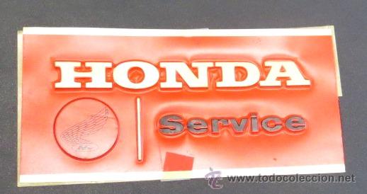 Coches y motocicletas: PEGATINA HONDA SERVICE