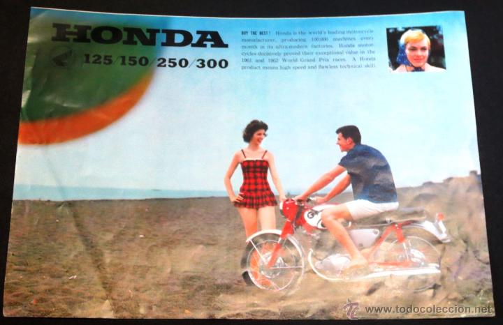 Coches y motocicletas: CAT&Aacute;LOGO PUBLICITARIO HONDA 125/150/250/300