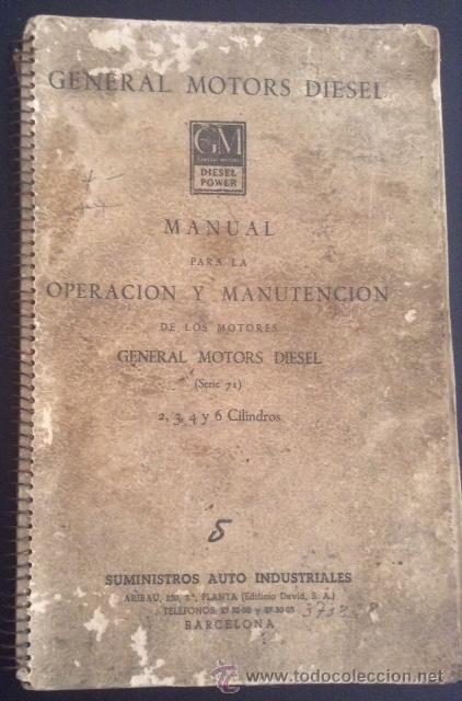 Carros e motociclos: manual para la operacion y manutencion de los motores general motors diesel 2-3-4 y 6 cilindros